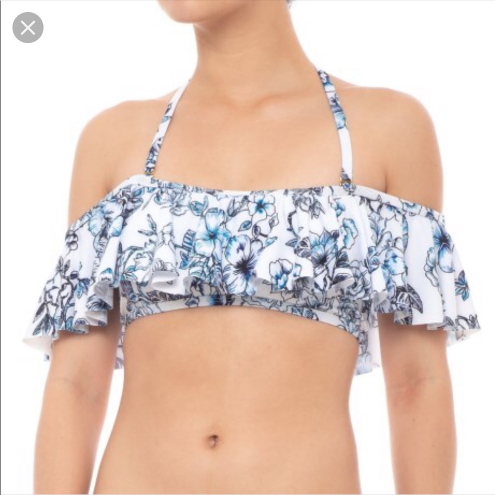 Athena garden party bandeau bikini top